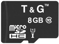 Купити карта пам'яті T&G microSD class 10 UHS-I (microSDHC class 10 UHS-I 8Gb) за ціною від 288 грн.