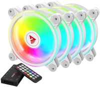 Купити система охолодження SAVIO FAN-01 4-pack White  за ціною від 1922 грн.