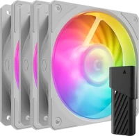 Купити система охолодження Cooler Master Mobius 120P ARGB White 3-pack Fan Kit  за ціною від 2705 грн.