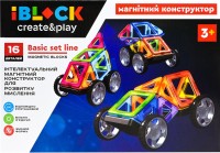 Купить конструктор iBlock Magnetic Blocks PL-923-527  по цене от 479 грн.