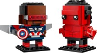 Купити конструктор Lego Captain America and Red Hulk Figures 40668  за ціною від 1699 грн.