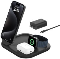 Купить зарядний пристрій Belkin BoostCharge 3-in-1 Magnetic Foldable 15W: цена от 4699 грн.