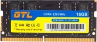 Купити оперативна пам'ять GTL DDR4 SO-DIMM 1x16Gb за ціною від 1149 грн.