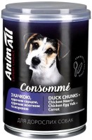 Купити корм для собак AnimAll Dog Canned Consomme Duck 375 g  за ціною від 114 грн.