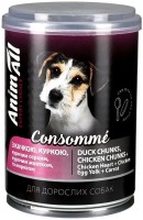 Купити корм для собак AnimAll Dog Canned Consomme Duck/Chicken 375 g  за ціною від 114 грн.