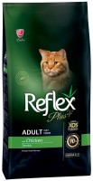 Купити корм для кішок Reflex Plus Adult Chicken 15 kg  за ціною від 3510 грн.