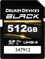 Купити карта пам'яті Delkin Devices BLACK SD UHS-II V90 (BLACK SDXC UHS-II V90 512Gb) за ціною від 45032 грн.