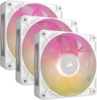 Купити система охолодження Corsair iCUE LINK RX120 MAX RGB PWM Triple Pack White за ціною від 7408 грн.