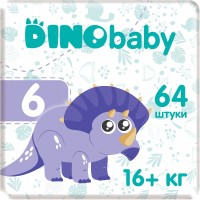 Купить подгузники Dino Baby Diapers 6 (/ 64 pcs) по цене от 537 грн.