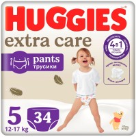 Купити підгузки Huggies Extra Care Pants 5 (/ 34 pcs) за ціною від 739 грн.