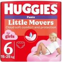 Купити підгузки Huggies Little Movers Pants For Girls 6 за ціною від 1199 грн.