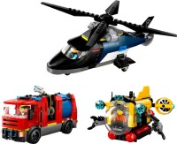 Купити конструктор Lego Helicopter Fire Truck and Submarine Remix 60462  за ціною від 2133 грн.