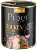 Купити корм для собак Piper Adult Chicken Hearts/Spinach Canned 800 g за ціною від 158 грн.