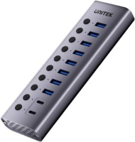 Купити кардридер / USB-хаб Unitek 10-in-1 Individual Switches Hub за ціною від 3420 грн.