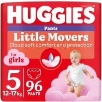 Купити підгузки Huggies Little Movers Pants For Girls 6 (Little Movers Pants For Girls 5 / 96 pcs) за ціною від 1149 грн.