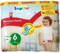 Купити підгузки Lupilu Premium Soft & Dry Pants 6 (/ 36 pcs) за ціною від 300 грн.