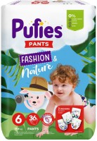 Купити підгузки Pufies Fashion & Nature Pants 6 (/ 36 pcs) за ціною від 459 грн.