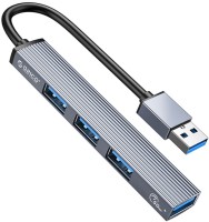 Купити кардридер / USB-хаб Orico AH-A13-GY-EP-HW за ціною від 249 грн.