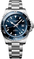 Купить наручные часы Longines HydroConquest GMT L3.890.4.96.6  по цене от 159230 грн.