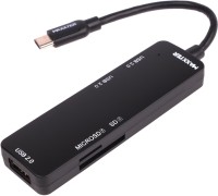 Купити кардридер / USB-хаб Maxxter HU3C-3PTF-01  за ціною від 240 грн.