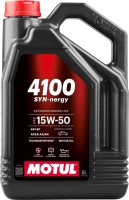 Купити моторне мастило Motul 4100 Syn-Nergy 15W-50 5L  за ціною від 1621 грн.