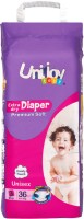 Купити підгузки Unijoy Premium Soft 3 (/ 36 pcs) за ціною від 522 грн.