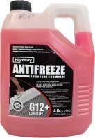 Купити охолоджувальна рідина Highway Antifreeze G12+ Long Life -40 Red 4.8L  за ціною від 328 грн.