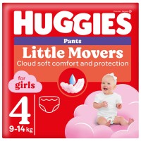 Купити підгузки Huggies Little Movers Pants For Girls 4 за ціною від 449 грн.