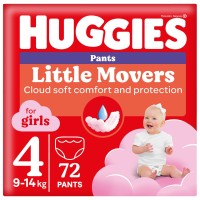 Купить подгузники Huggies Little Movers Pants For Girls 4 (/ 72 pcs) по цене от 829 грн.