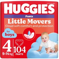 Купити підгузки Huggies Little Movers Pants For Boys 4 (/ 104 pcs) за ціною від 1199 грн.