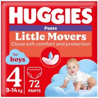 Купити підгузки Huggies Little Movers Pants For Boys 4 (/ 72 pcs) за ціною від 799 грн.