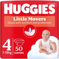 Купить подгузники Huggies Little Movers 4 (/ 50 pcs) по цене от 499 грн.