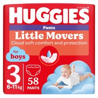 Купити підгузки Huggies Little Movers Pants For Boys 3 (/ 58 pcs) за ціною від 699 грн.