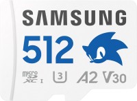 Купити карта пам'яті Samsung Sonic the Hedgehog microSDXC UHS-I (512Gb) за ціною від 3596 грн.