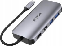 Купити кардридер / USB-хаб Unitek 8-in-1 USB-C Hub за ціною від 4400 грн.