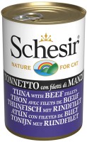 Купить корм для кошек Schesir Adult Canned Tuna/Beef 140 g  по цене от 152 грн.