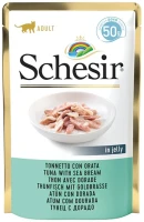 Купити корм для кішок Schesir Adult Pouch Tuna/Sea Bream 50 g  за ціною від 78 грн.