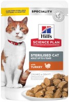 Купити корм для кішок Hills SP Sterilised Adult Turkey Pouch 85 g  за ціною від 53 грн.