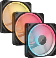 Купити система охолодження Corsair iCUE LINK LX120-R RGB PWM Reverse Black Starter Kit за ціною від 7009 грн.