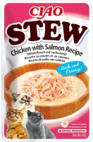 Купить корм для кішок INABA Ciao Stew Chicken/Salmon Recipe 40 g: цена от 65 грн.