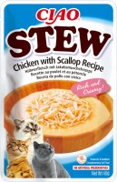 Купить корм для кішок INABA Ciao Stew Chicken/Scallop Recipe 40 g: цена от 65 грн.