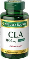 Купити спалювач жиру Natures Bounty CLA 1000 mg 50 cap  за ціною від 947 грн.