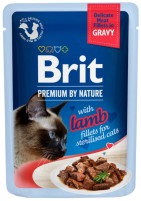 Купити корм для кішок Brit Premium Sterilised Lamb Fillets Pouch 85 g  за ціною від 42 грн.