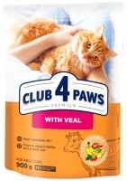 Купити корм для кішок Club 4 Paws Adult Veal 900 g  за ціною від 166 грн.