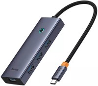 Купить картридер / USB-хаб BASEUS UltraJoy 5-Port (1xHDMI + 4xUSB 3.0)  по цене от 739 грн.