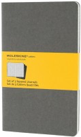 Купить блокнот Moleskine Set of 3 Squared Cahier Journals Large Grey  по цене от 395 грн.
