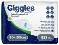 Купити підгузки Giggles Underpads 90x180 (/ 30 pcs) за ціною від 477 грн.