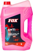 Купити охолоджувальна рідина Fox AntiFreeze -40 G12+ Red 10L  за ціною від 522 грн.
