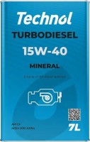 Купити моторне мастило Technol Turbodiesel 15W-40 7L  за ціною від 1193 грн.