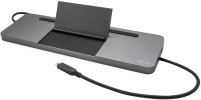 Купити кардридер / USB-хаб i-Tec USB-C Metal Ergonomic 4K 3x Display Docking Station + Power Delivery 85 W за ціною від 4180 грн.